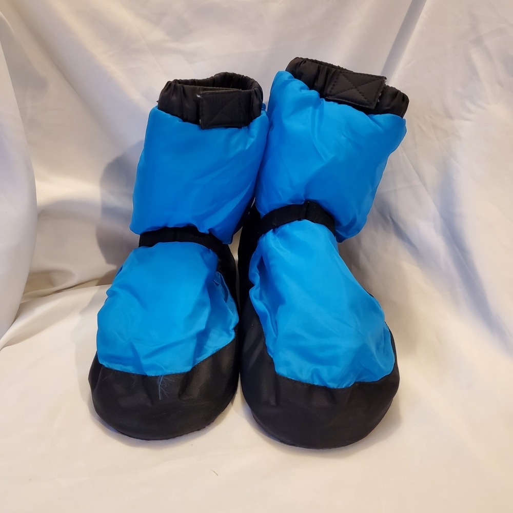 Bloch‎ Linna & Max Women's Small Blue Dance Warm Up Ballet Booties Slip On